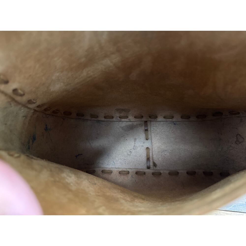 Vintage Brown Leather Handcrafted Saddle Bag Satchel Purse BOHO Southwestern - Picture 13 of 16